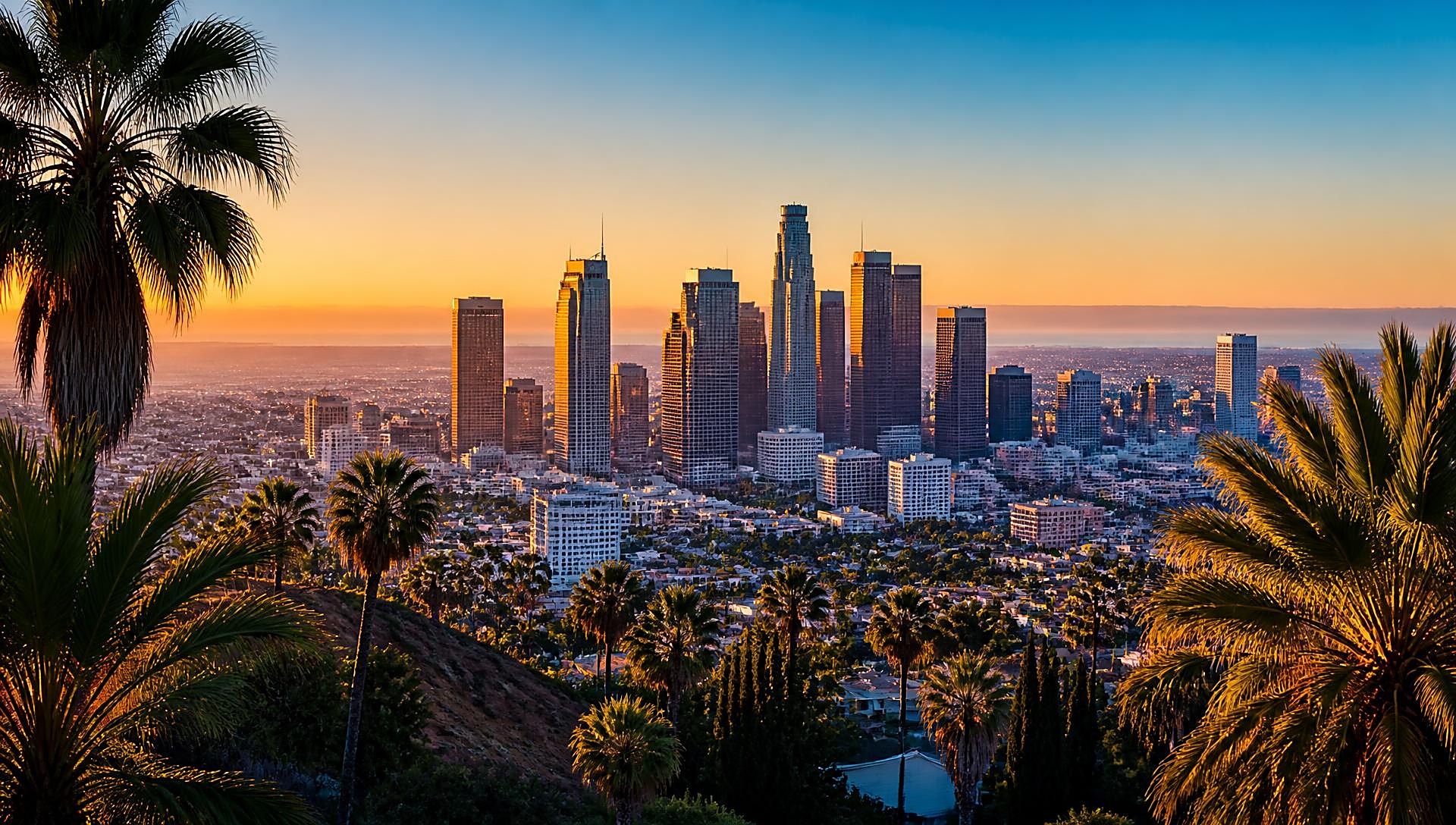 Los Angeles skyline — OceansGled United States market desk