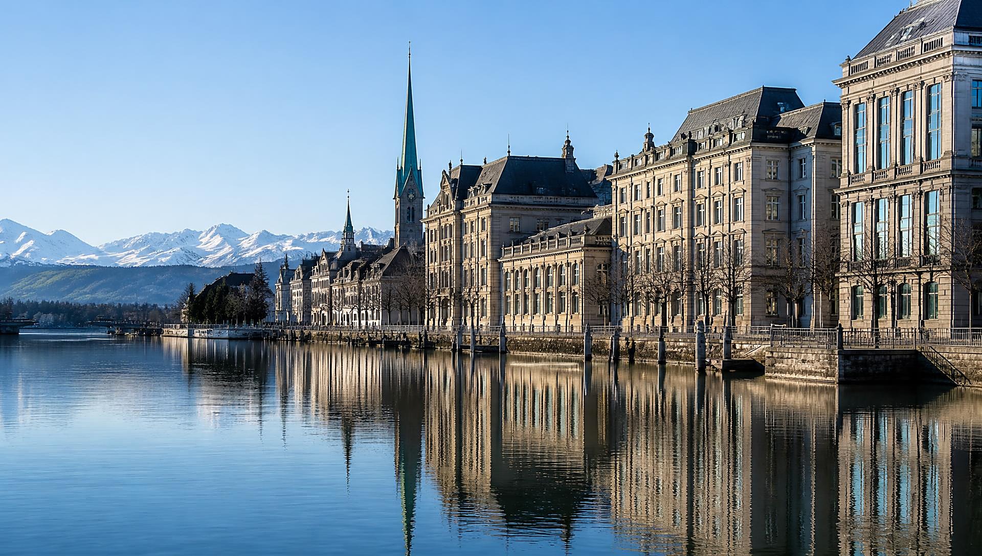 Zurich skyline — OceansGled Switzerland market desk